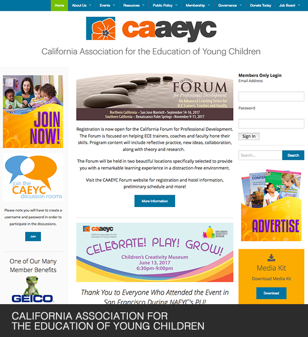 CAAEYC Website